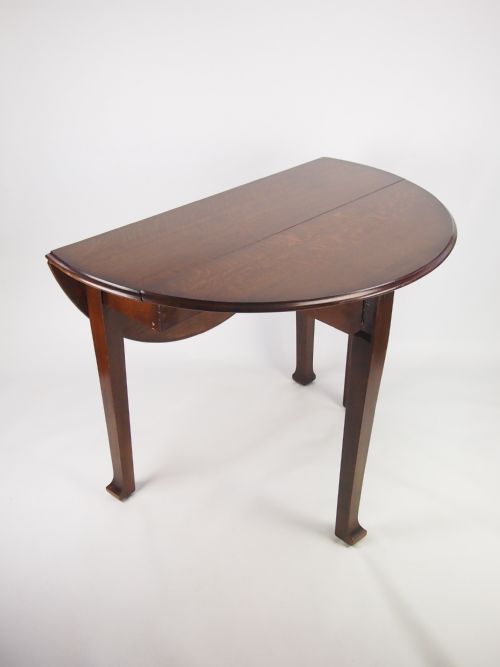 fig 2. Antique Edwardian Oak Gate Leg Dining Table