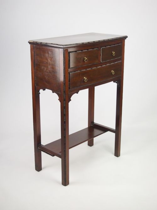 fig 1. Fine Antique Edwardian Bedside Table