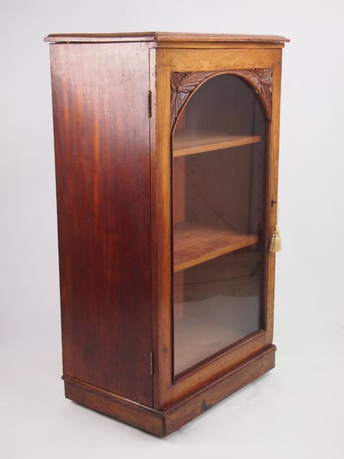 fig 1. Antique Victorian Mahogany Bookcase / Pier Cabinet