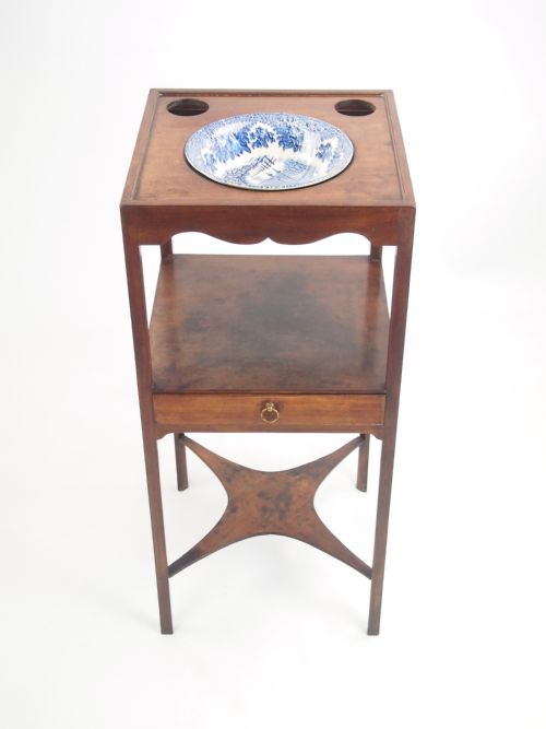 Antique George III Bedside Table / Washstand
