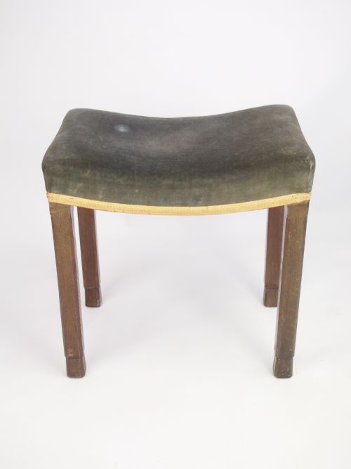 fig 1. George VI Coronation Stool From West Minster Abbey by Waring & Gillows