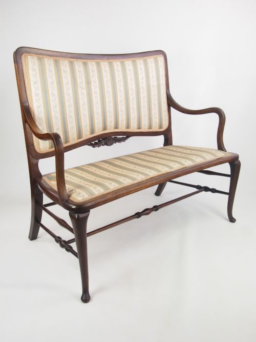 fig 1. Small Antique Edwardian Sofa