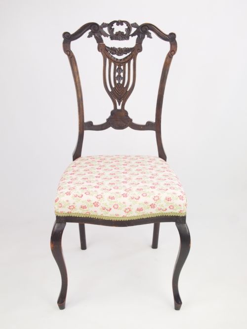 Antique Edwardian Gothic Desk Chair