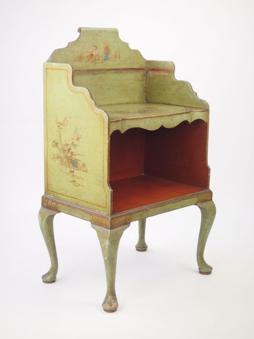 Antique Painted Edwardian Bedside Table / Bedside Cabinet/ Side Table