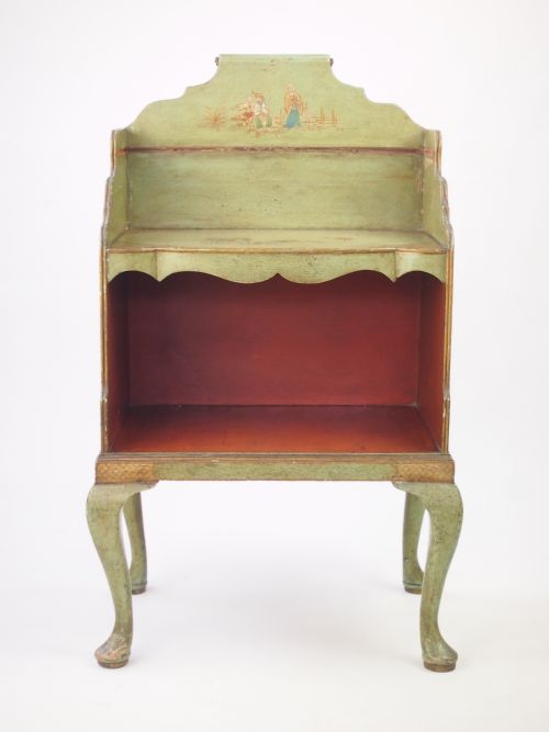 fig 1. Antique Painted Edwardian Bedside Table / Bedside Cabinet/ Side Table