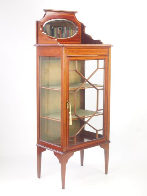 Fine Quality Antique Edwardian Bookcase / Pier Cabinet