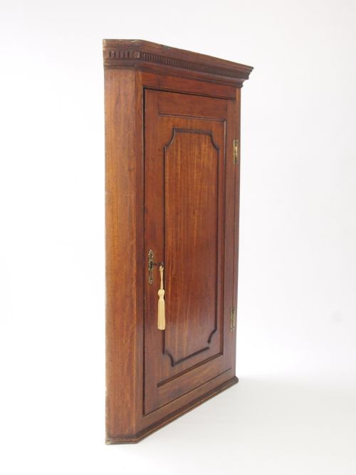 fig 1. Antique George III Oak Corner Cupboard