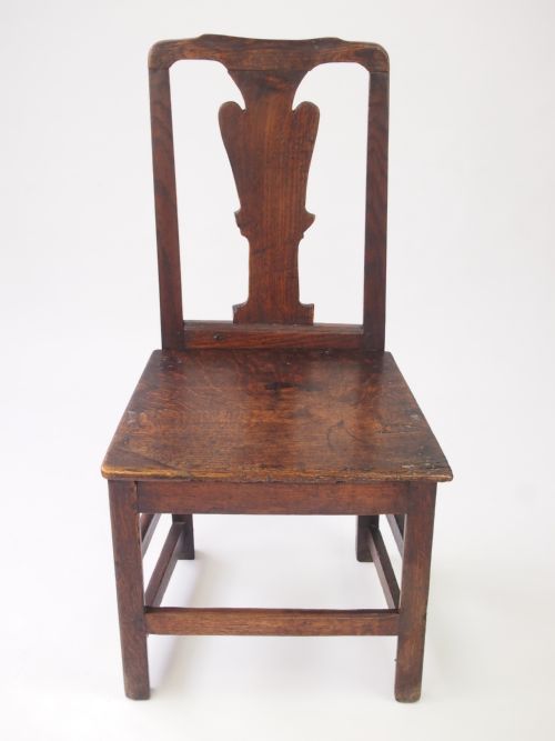 Antique 18th Century Oak Side Chair