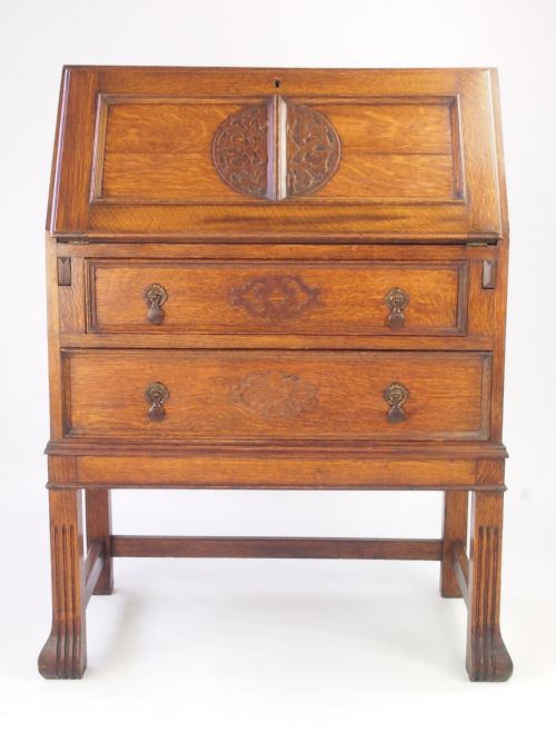 Vintage Oak Bureau