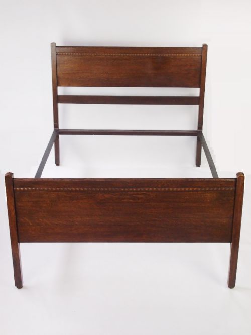 Vintage Oak Double Bed