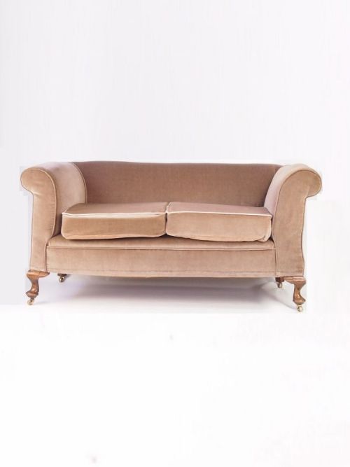 Antique Edwardian Sofa - 2 Seater Drop End Settee