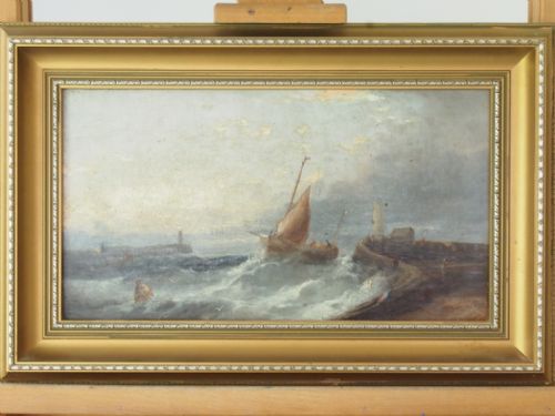Antique Oil Painting Att to W.h. Williamson [British 1820-1883]