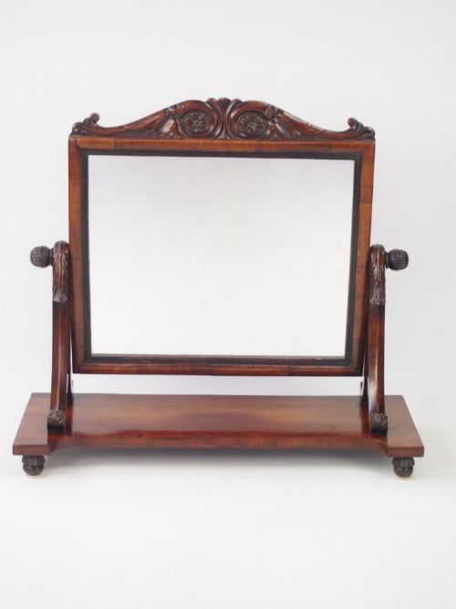 fig 1. Antique Victorian Dressing Table Mirror - Swing Vanity Toilet Mirror