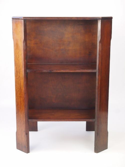 fig 1. Art Deco Oak Book Table / Side Table / Bookcase