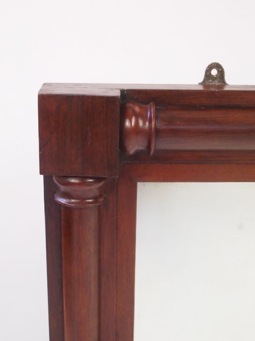 fig 1. Antique Regency Rosewood Overmantle Mirror / Hall Mirror
