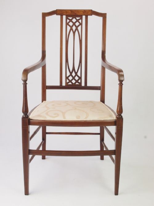 Antique Edwardian Armchair / Desk Chair