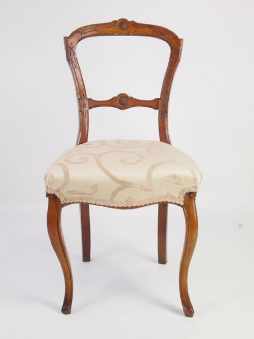 Antique Victorian Balloon Back Chair