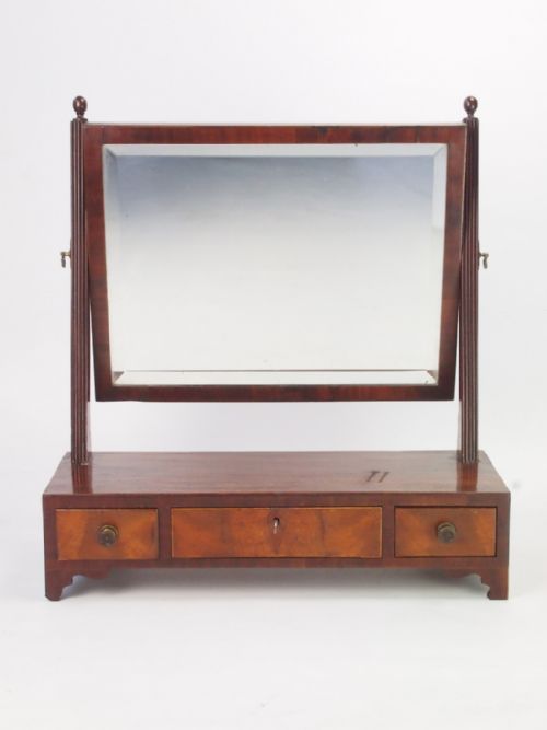 Antique Regency Toilet Mirror / Dressing Table Mirror