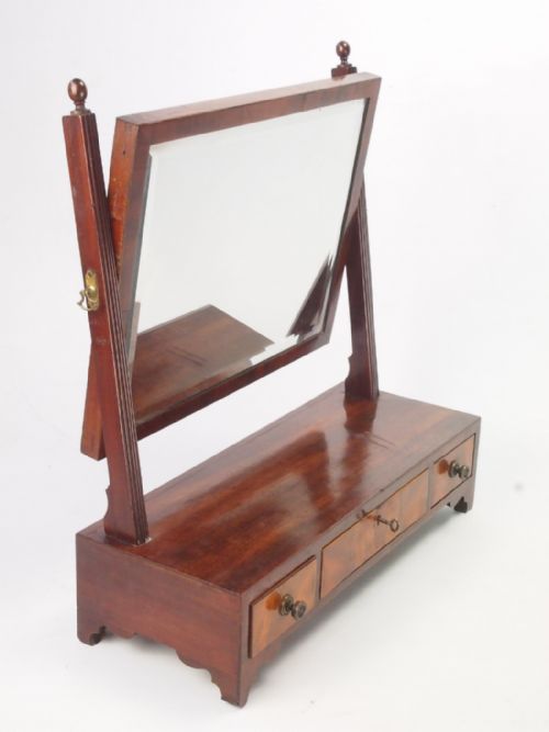 fig 1. Antique Regency Toilet Mirror / Dressing Table Mirror