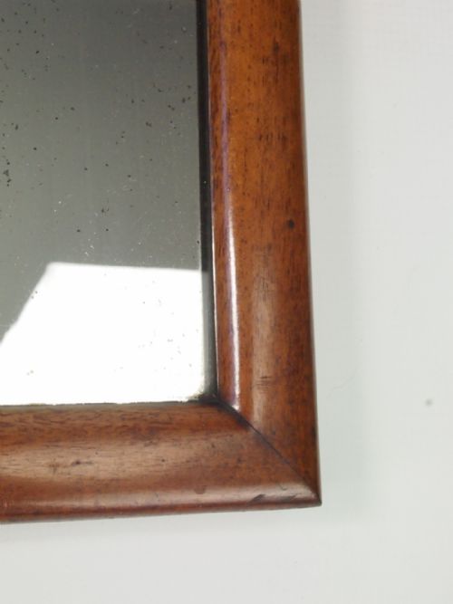 fig 1. Antique Victorian Mahogany Wall Mirror