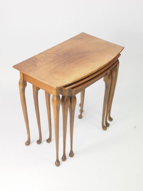 Vintage Nest of Walnut Tables - Coffee Tables