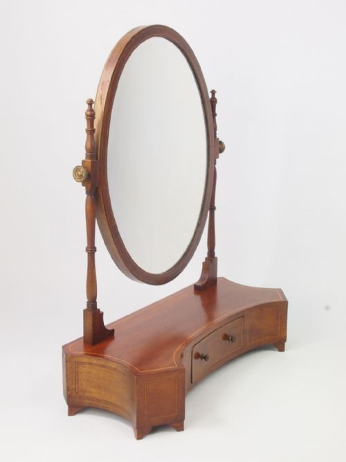 fig 1. Antique Edwardian Toilet Mirror - Dressing Table Mirror