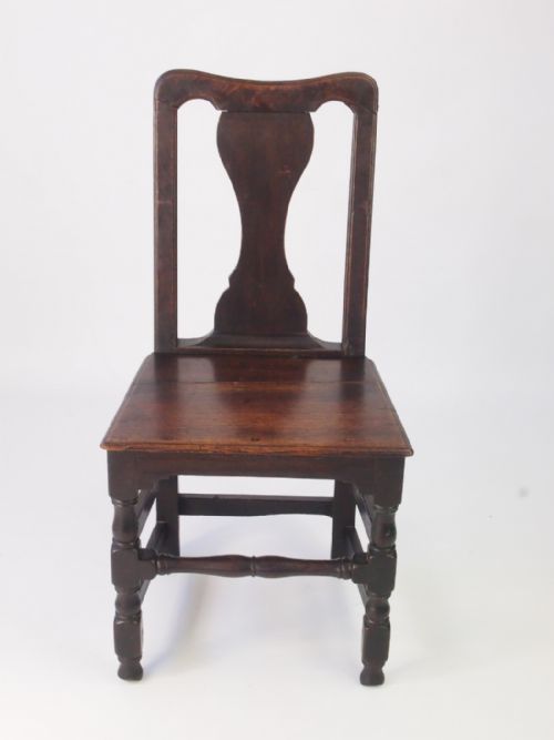 fig 1. Harlequin Set of 4 Antique Oak Chairs