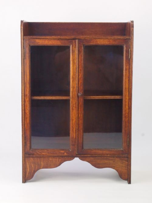 Small Antique Edwardian Oak Bookcase