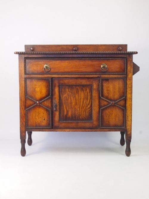 1920s Oak Cupboard with Drawer