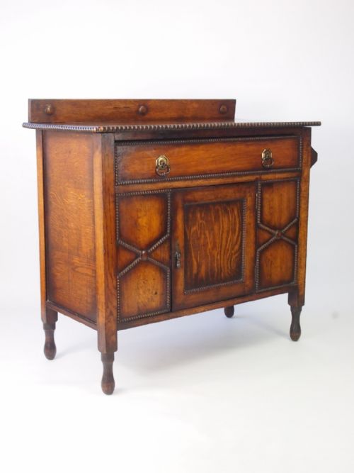 fig 1. 1920s Oak Cupboard with Drawer