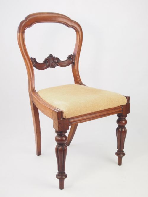 Antique Victorian Mahogany Desk Chair