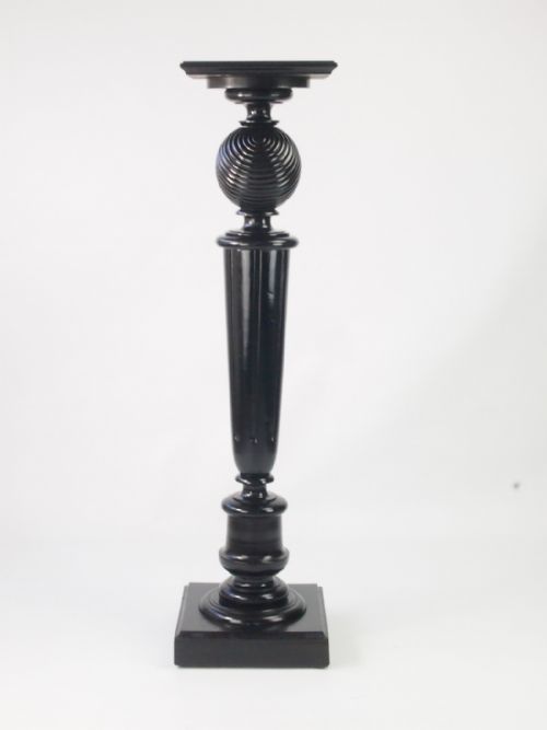 fig 1. Antique Victorian Ebonised Torchere