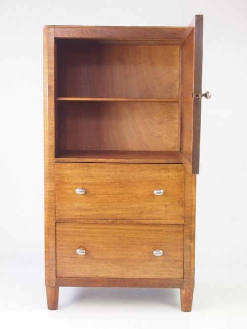 fig 1. Art Deco Walnut Tallboy Chest