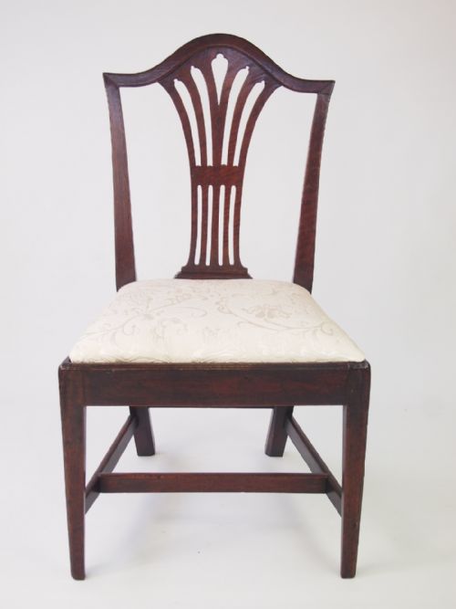 fig 1. Near Pair of Georgian Country Chairs