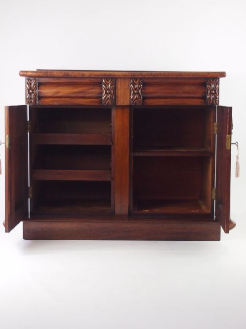 fig 1. Antique Victorian Mahogany Chiffonier Sideboard