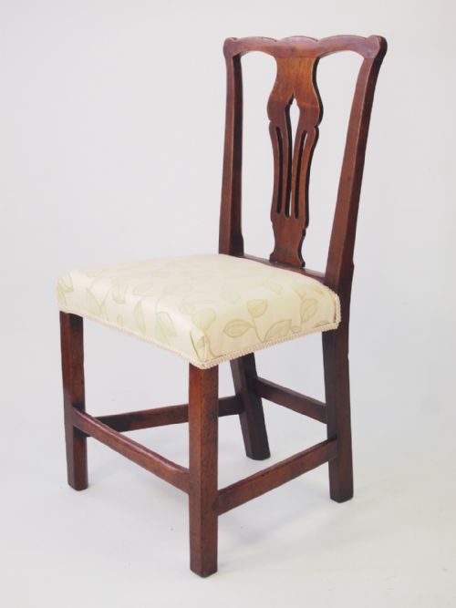 fig 1. Georgian “Country Chippendale” Side Chair