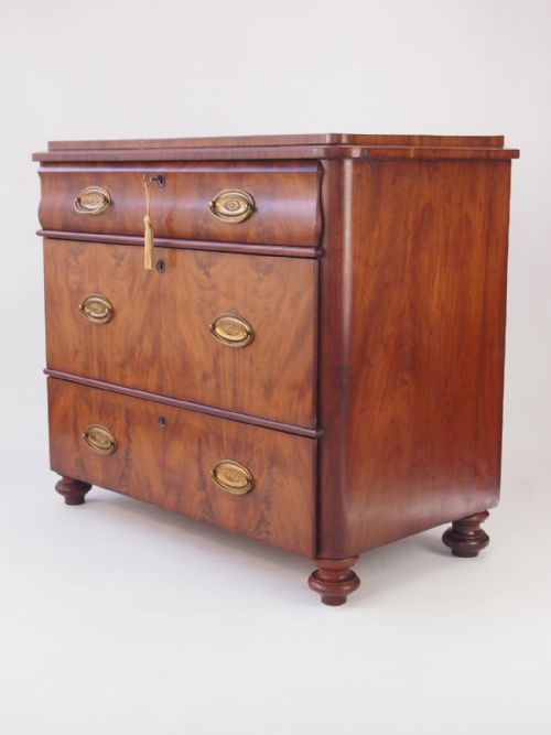 fig 1. Small Antique Continental Chest of Drawers