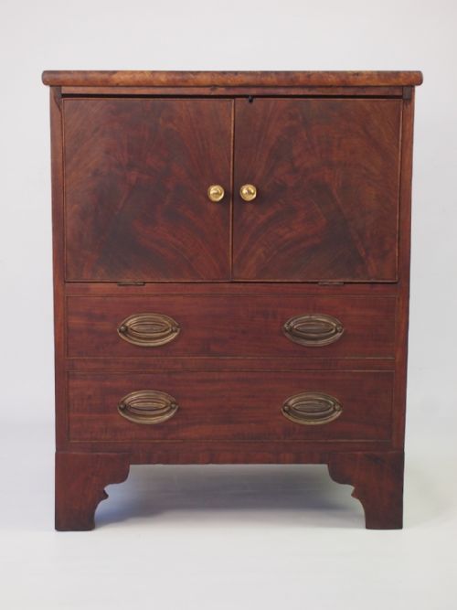 Antique Georgian Mahogany Side Cabinet