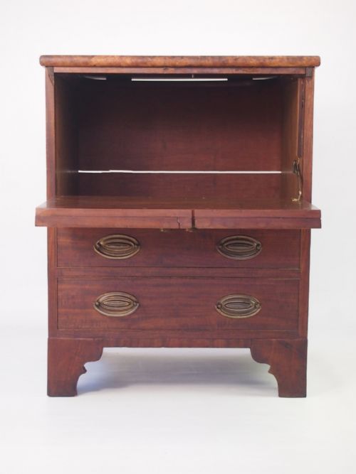 fig 1. Antique Georgian Mahogany Side Cabinet