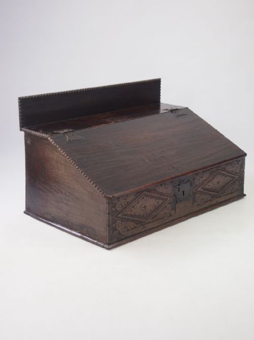 18th Century Oak Bible Box