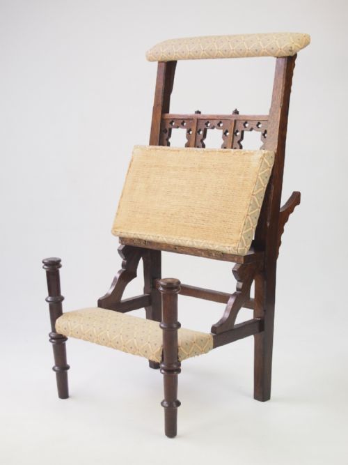 fig 1. Victorian Metamorphic Prayer Chair