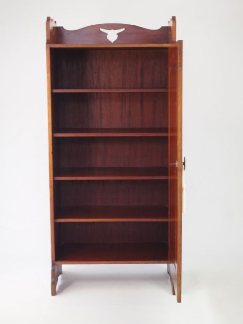 fig 1. Slim Edwardian Mahogany Music Cabinet