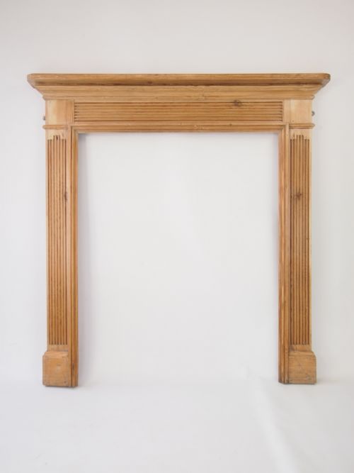 Small Early 20th Century Pine Fire Surround