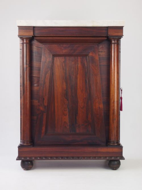 fig 1. William IV Rosewood Cabinet Circa 1835