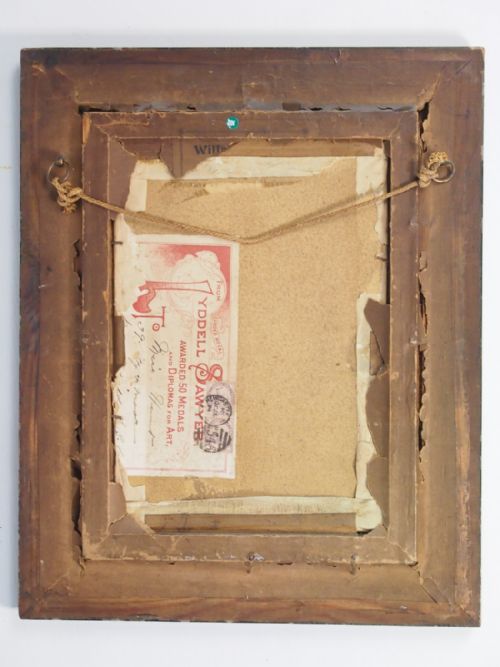 fig 1. Antique Victorian Cyrstoleum – With Label “From Lyddell Sawyer” Postmarked 1894