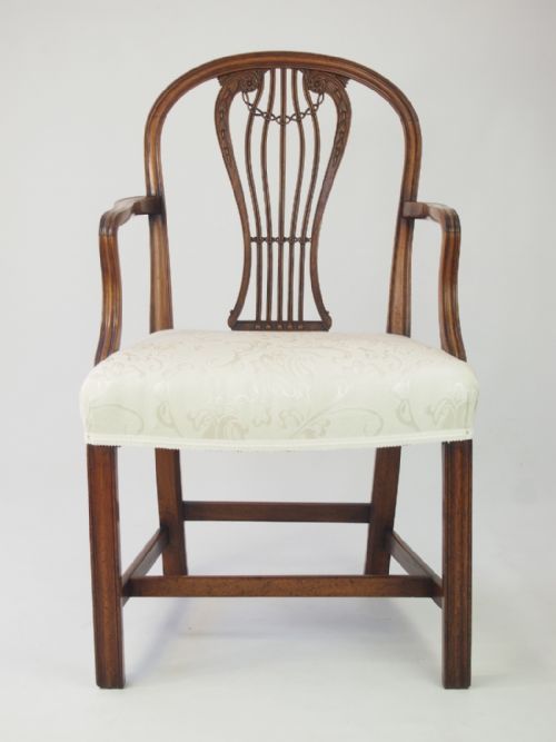 Antique Georgian Open Armchair or Desk Chair