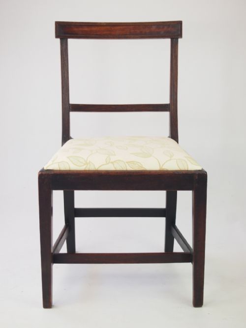 fig 1. Antique Regency Mahogany Desk Chair