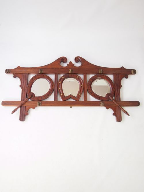 Edwardian Hanging Hat & Coat Rack