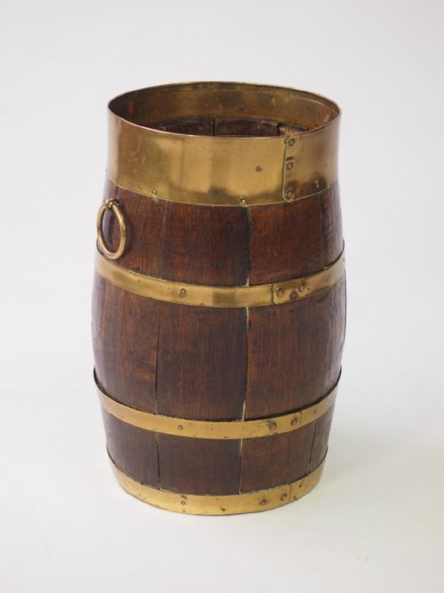 Small Oak Barrel Stick or Umbrella Stand