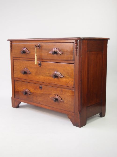 Antqiue Continental Mahogany Chest of Drawers